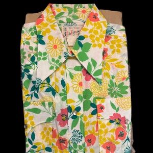 Women's Rockmount Ranch Vintage NEW 70's Style Wing Cuffs Long Sleeve Western Sh